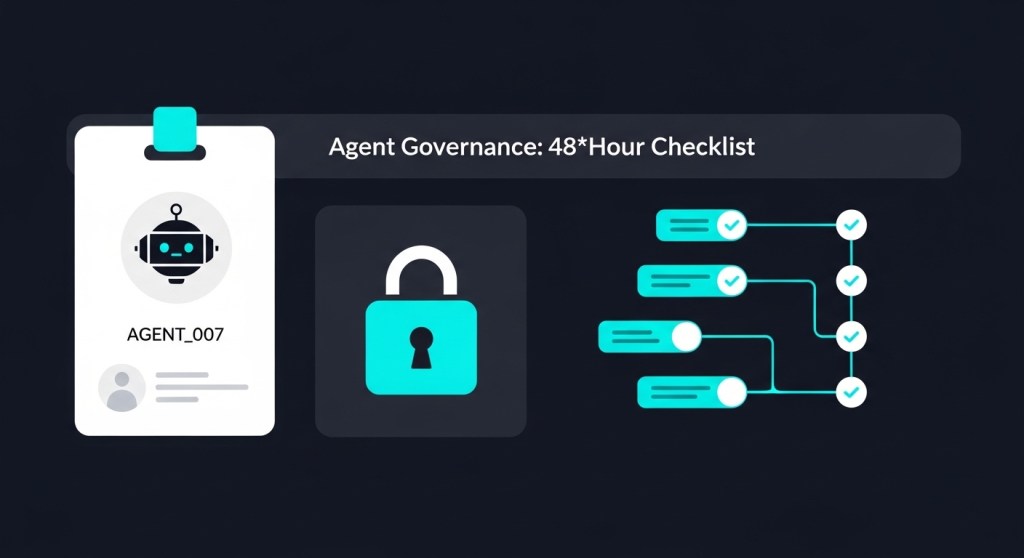 The 48‑Hour AI Agent Governance Checklist for 2026 (SOC 2, ISO/IEC 42001, EU AI&nbsp;Act)