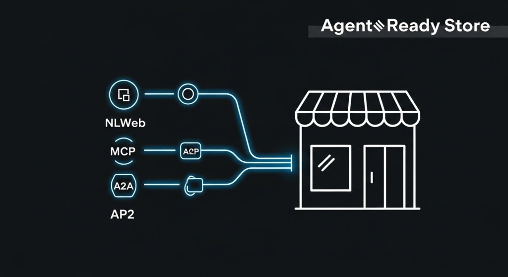 Make Your Store Agent‑Ready in a Weekend: NLWeb + MCP + A2A AgentCard + AP2 (7&nbsp;steps)