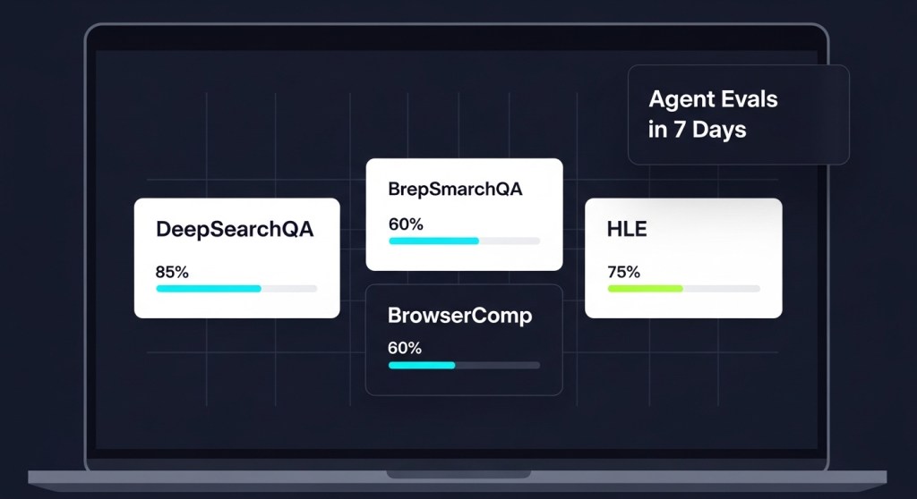 Ship Agent Evals in 7 Days: DeepSearchQA, BrowserComp, and Humanity’s Last Exam