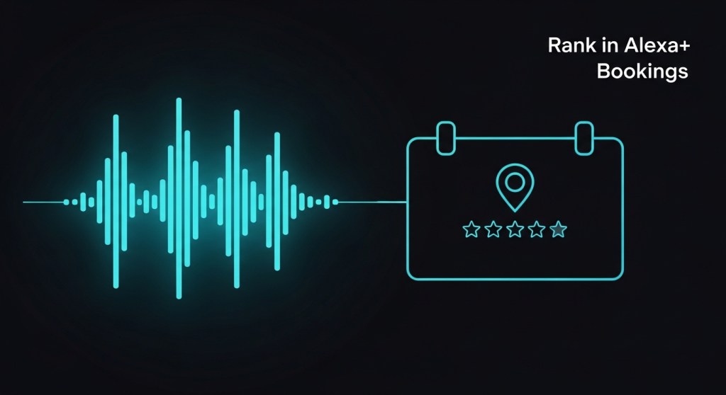 Alexa+ Local Booking SEO: Rank in Voice and Get Booked via Square, Yelp, Angi & Expedia