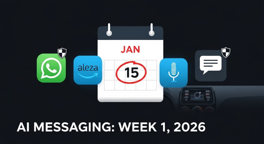 January 2026 AI Messaging Compliance Heatmap: WhatsApp’s Jan 15 Deadline, Alexa+ Bookings, and Gemini In‑Car — What Founders Must Ship This Week