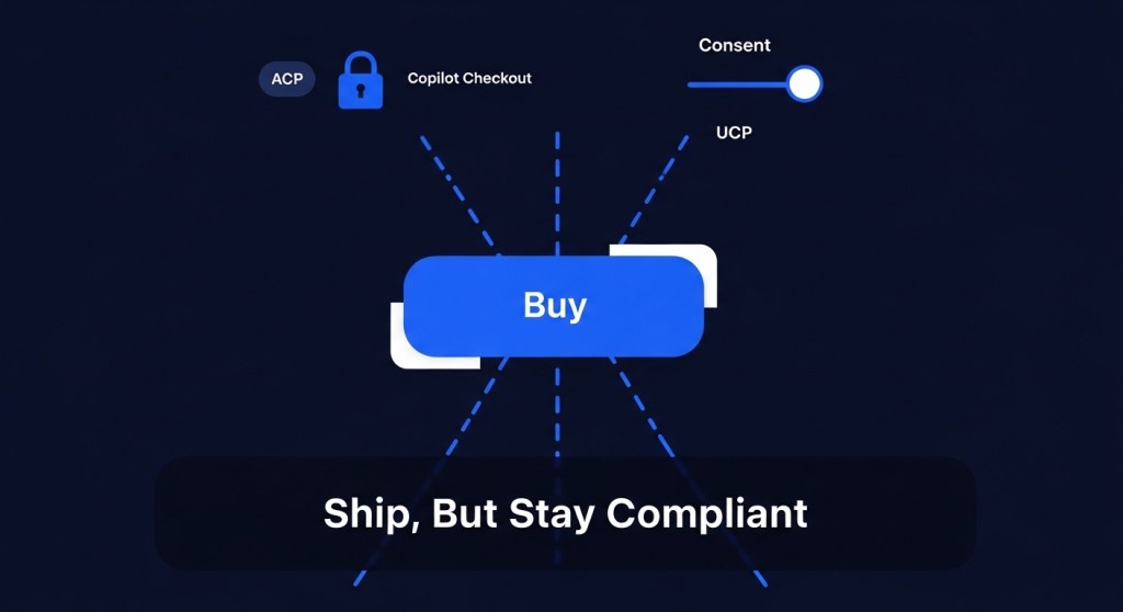 UCP, ACP, and Copilot Checkout: The 48‑Hour Privacy & Pricing Checklist for Agentic Commerce (Jan 29, 2026)
