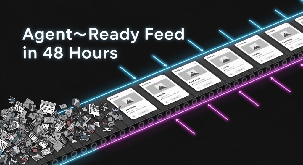 Ship an Agent‑Ready Product Feed in 48 Hours (UCP, Copilot Checkout, Stripe ACP/ACS, Alexa+)